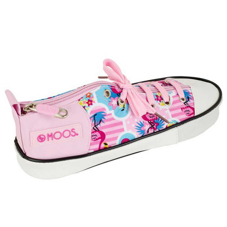 Picture of 6586-Moos Flamingo Pink sneaker bag/ PENCIL CASE POCKET